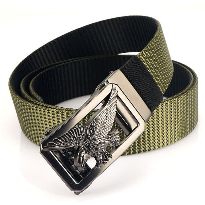 Ceinture en nylon double face Soaring Hawk Eagle pour homme