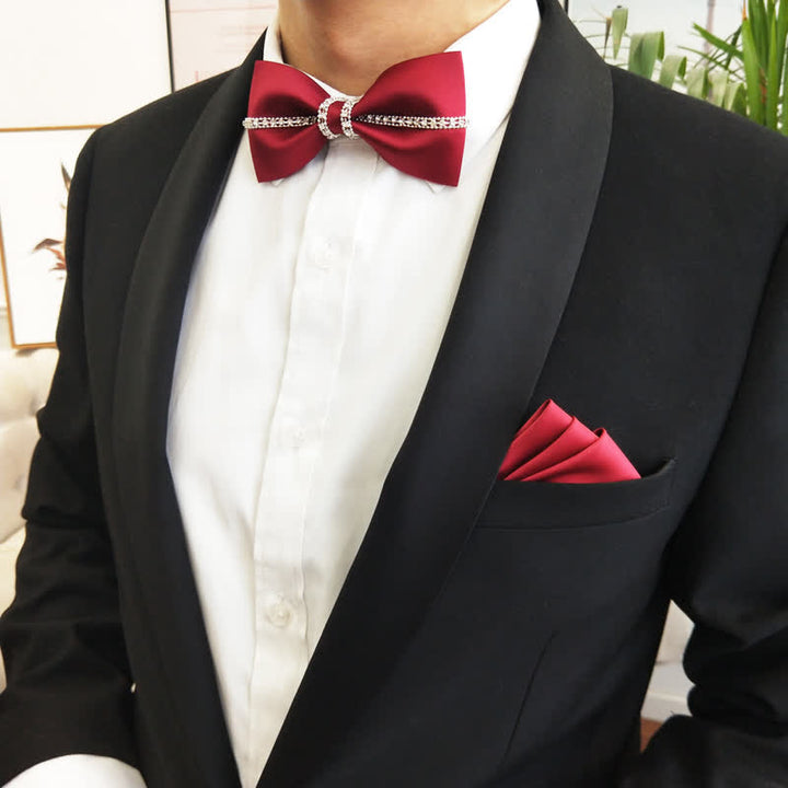 Nœud papillon de cérémonie luxueux pour homme