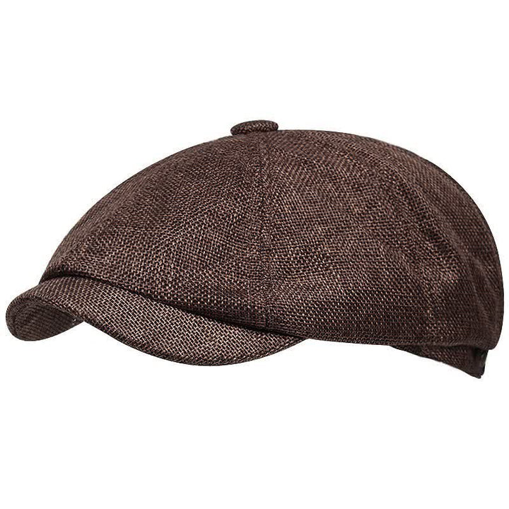 Casquette béret octogonale de gavroche plaque de loisir