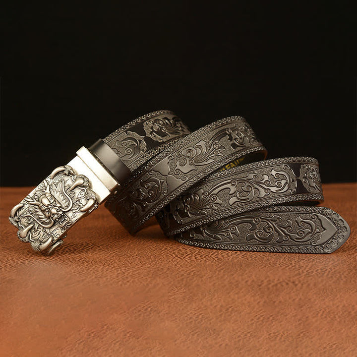 Ceinture en cuir Mighty Dragon Claw pour homme