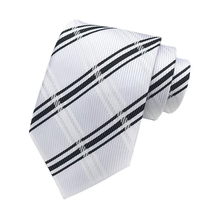 Cravate classique à carreaux écossais pour homme