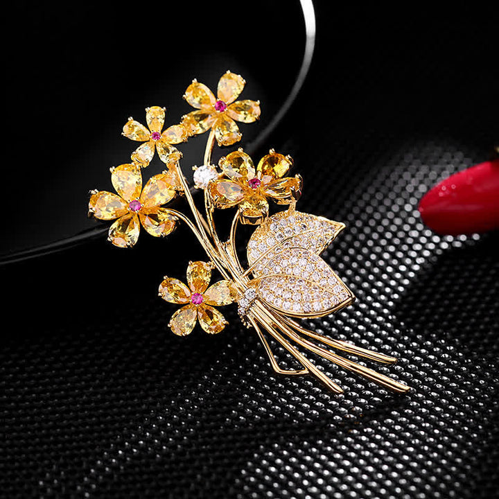 Broche Bouquet Tempérament Femme