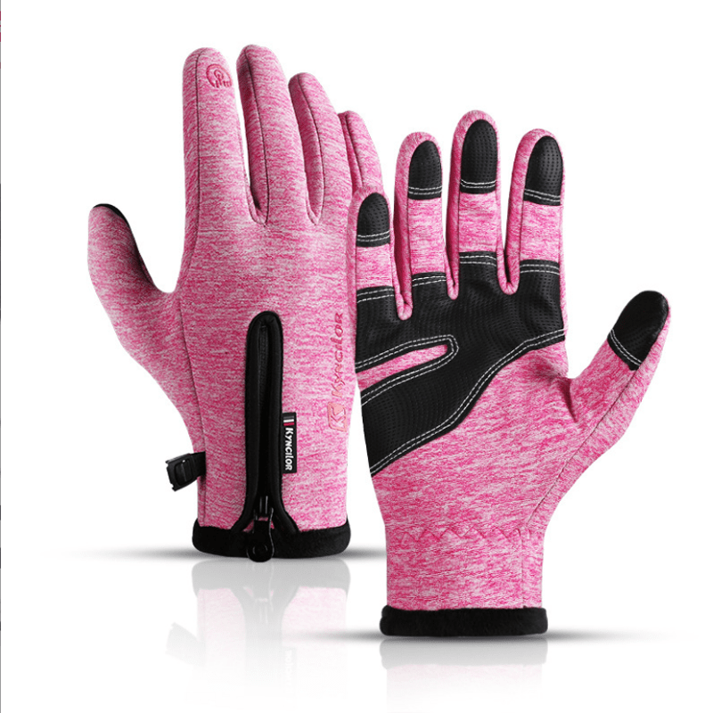 Gants tactiques à fermeture éclair et imperméables pour cyclisme en plein air