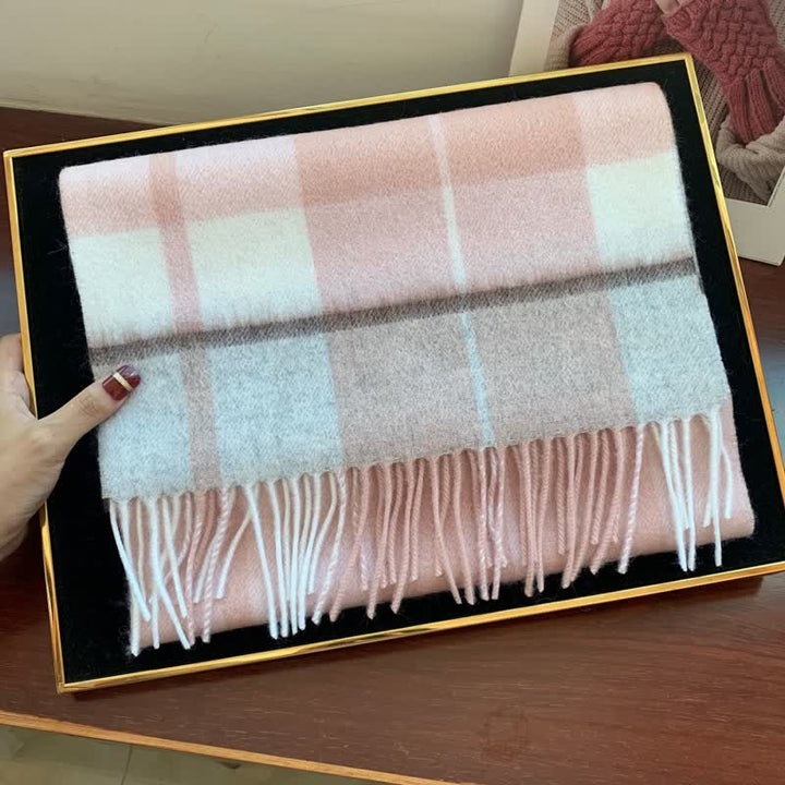 Écharpe unisexe Lamb Edinburgh à carreaux, grande et chaude - #24 - image 42