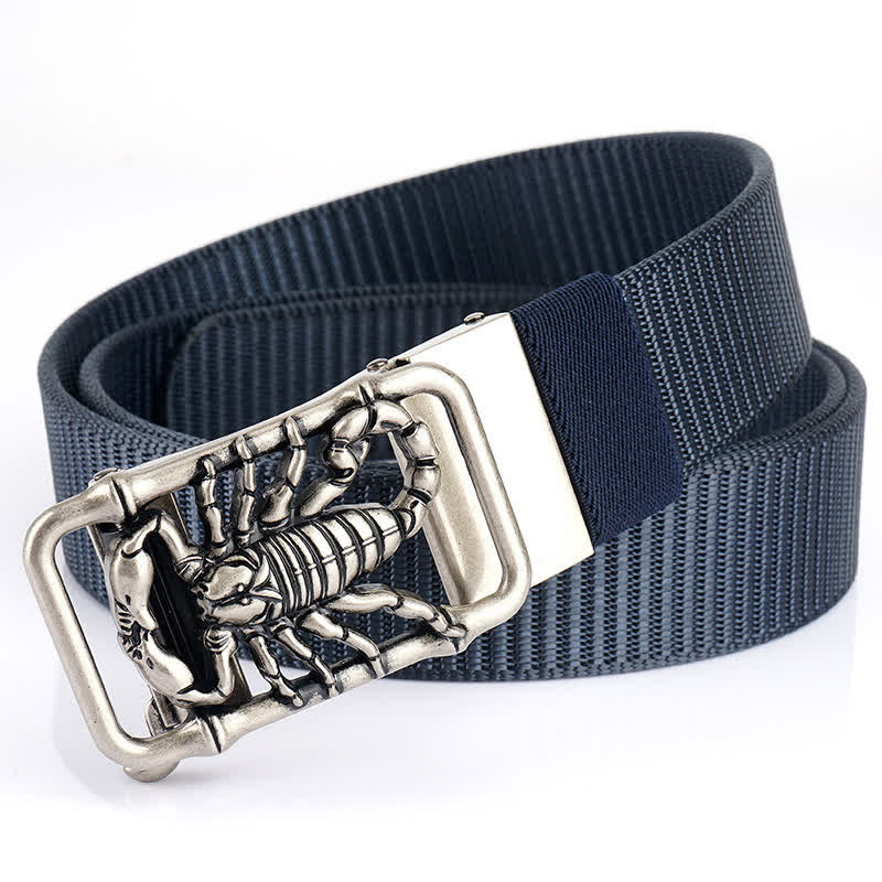 Ceinture simple en nylon pour homme King Scorpion