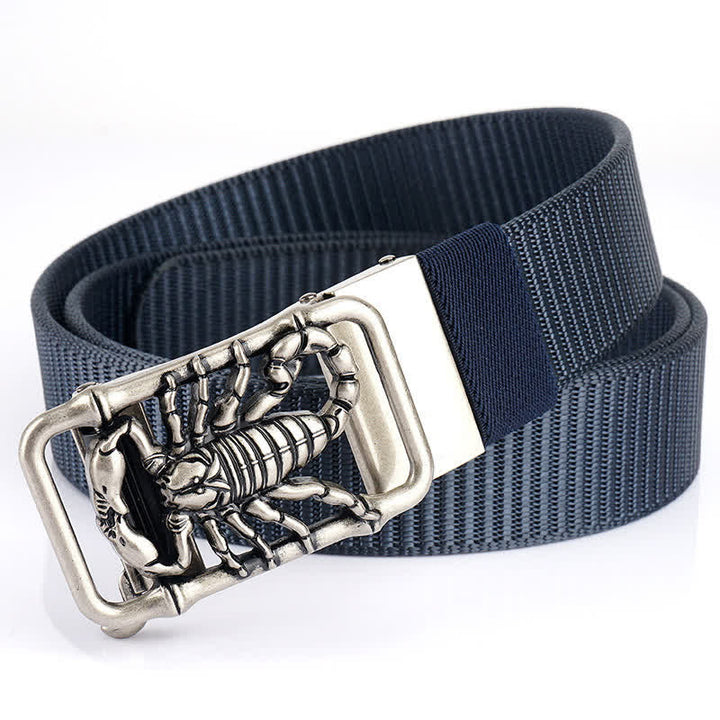 Ceinture simple en nylon pour homme King Scorpion