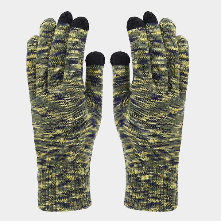 Ensemble de 3 gants, écharpe et bonnet multicolores unisexes - image 15