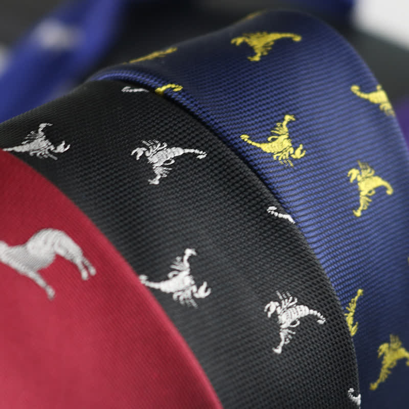 Cravate pour homme à motifs animaliers amusants