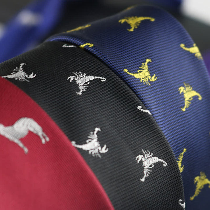 Cravate pour homme à motifs animaliers amusants