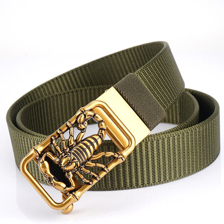 Ceinture simple en nylon pour homme King Scorpion
