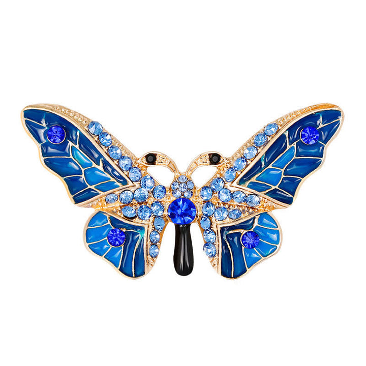 Broche papillon de conte de fées élégante pour femme