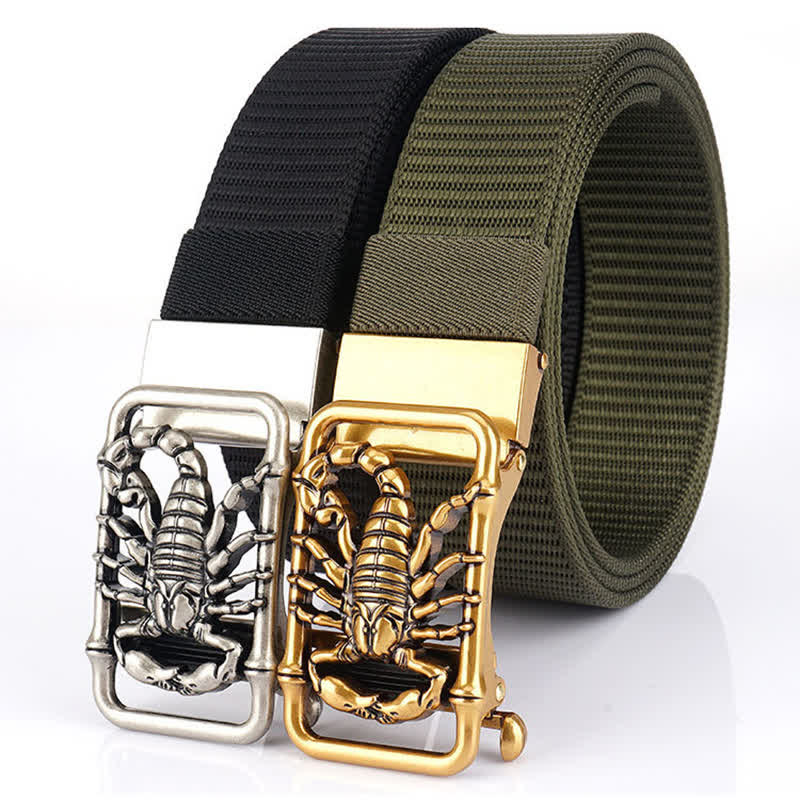 Ceinture simple en nylon pour homme King Scorpion