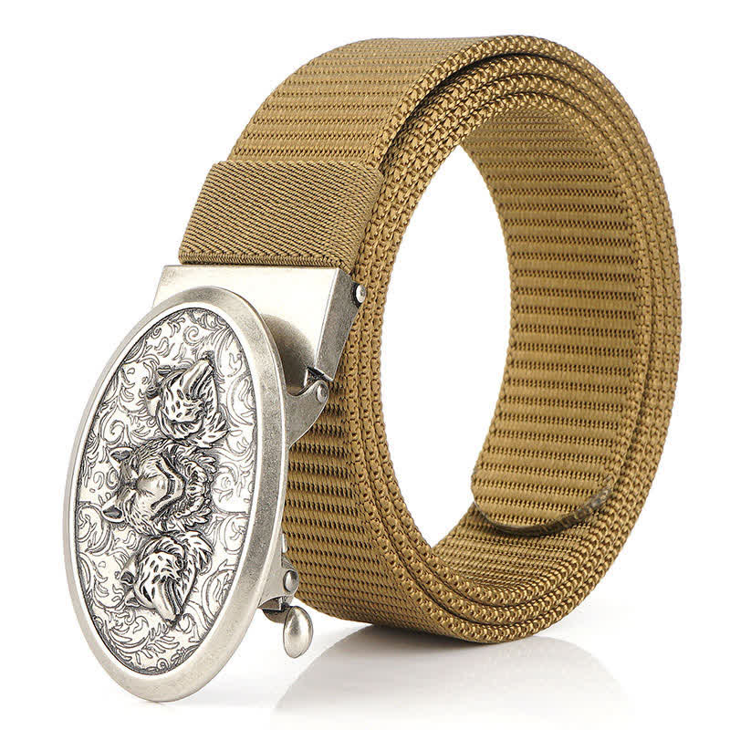 Ceinture en nylon simple pour hommes Hungry Wolves