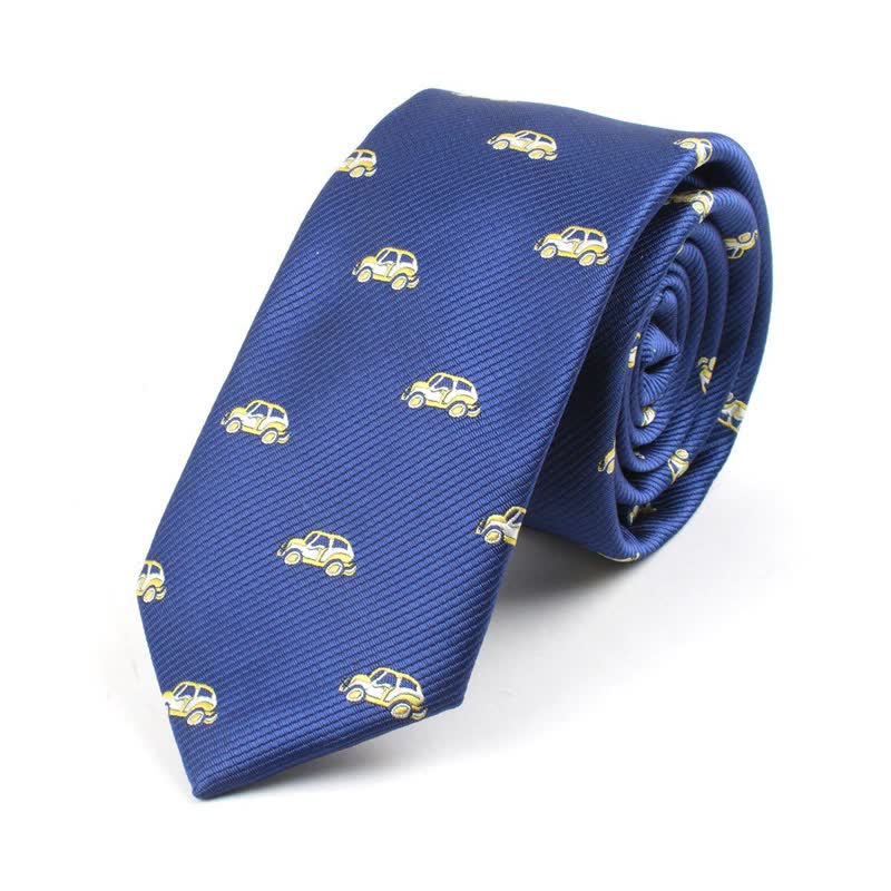 Cravate pour homme à motifs de dessins animés mignons 