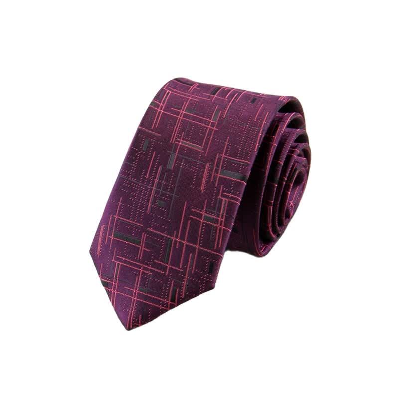 Cravate fine et moderne pour homme, ligne éblouissante