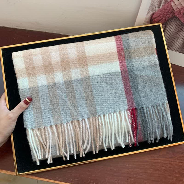 Écharpe unisexe Lamb Edinburgh à carreaux, grande et chaude - #26 - image 44