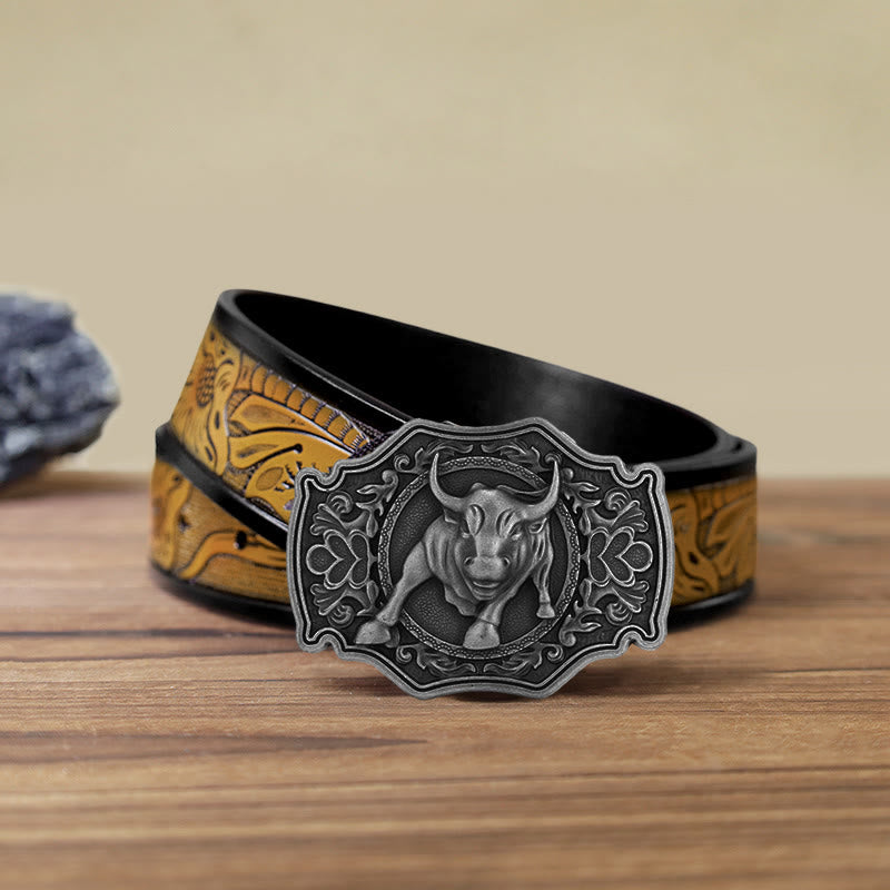Ceinture en cuir à boucle Matador DIY pour homme