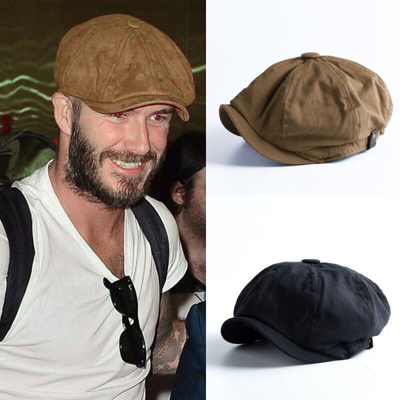 Casquette béret octogonale en coton de gavroche britannique - image 1