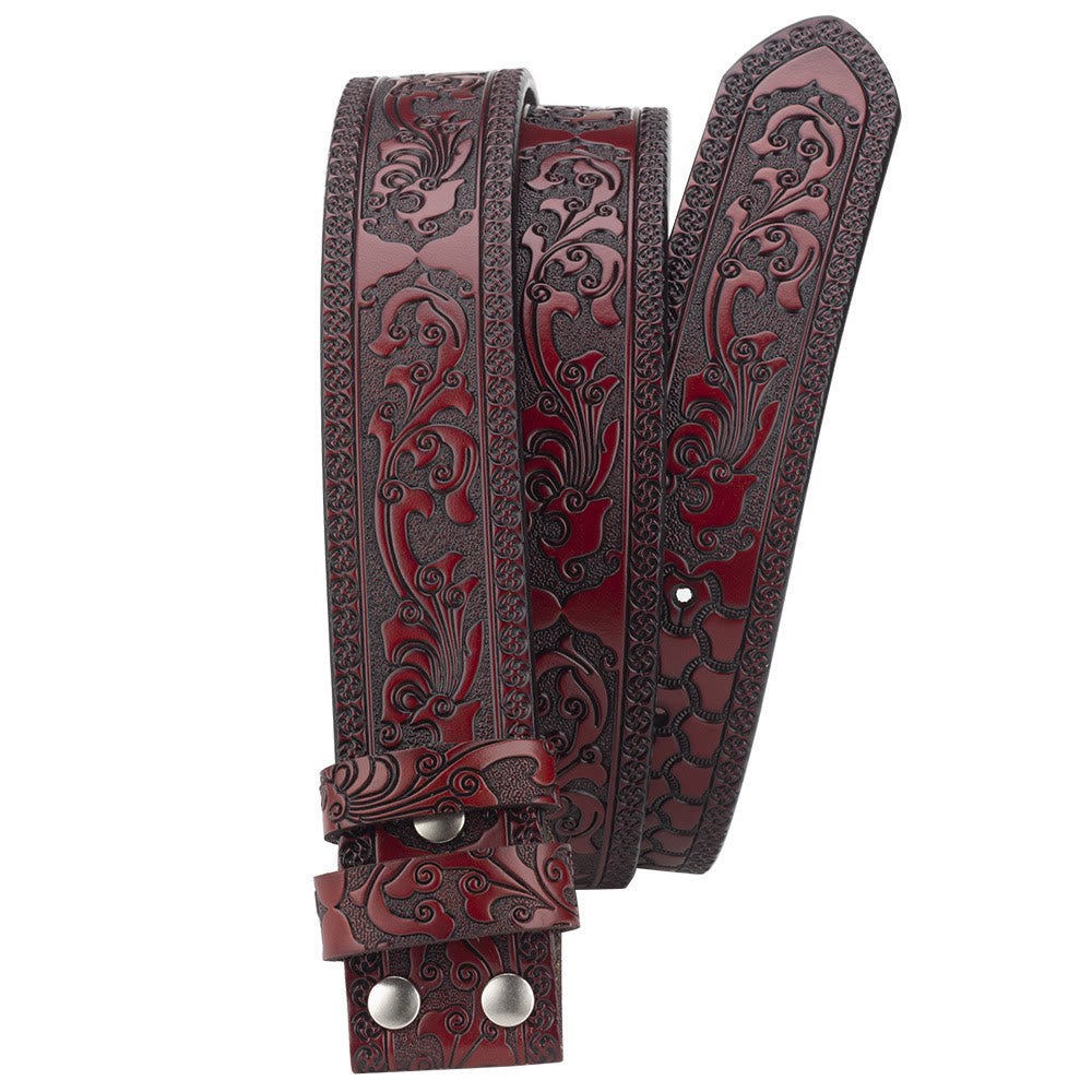 Ceinture en cuir à boucle de cowboy avec drapeau américain pour homme