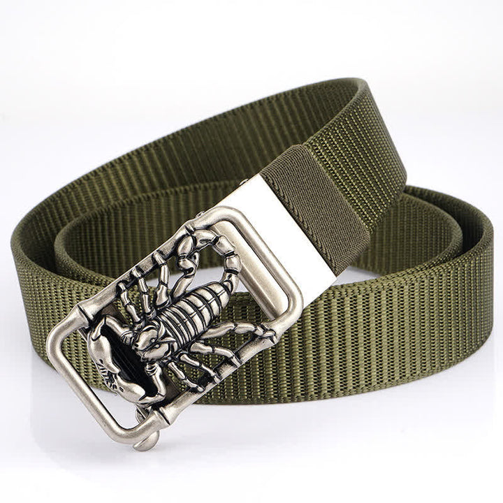 Ceinture simple en nylon pour homme King Scorpion