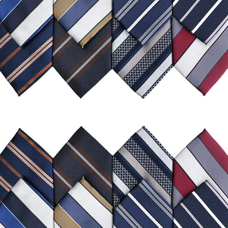 Cravate élégante pour homme de la série à rayures - image 0