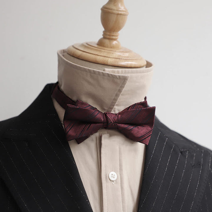 Nœud papillon Gentleman pour homme de la série Burgundy