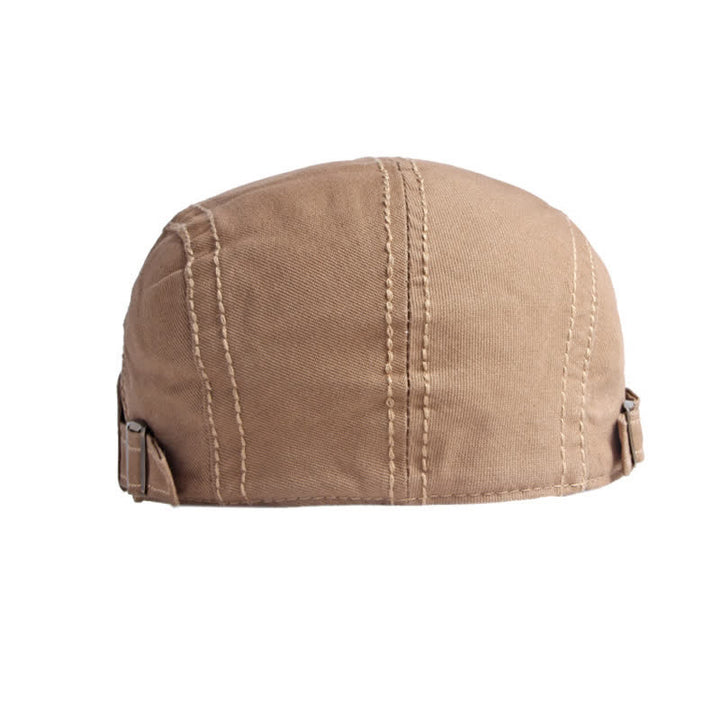 Casquette plate béret en coton de peintre rétro - image 8