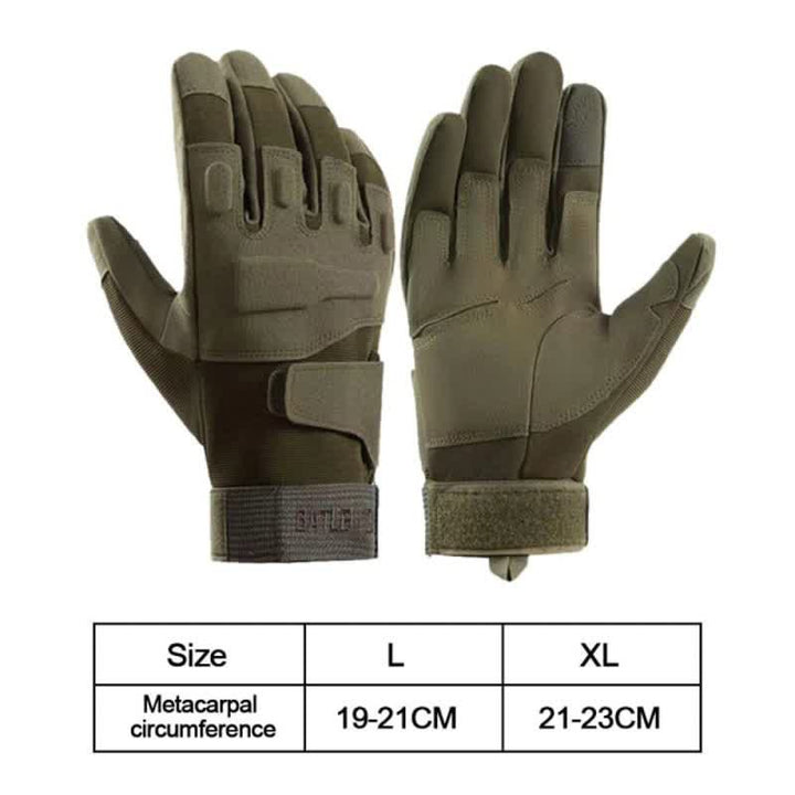 Gants tactiques indestructibles, épais, antidérapants et à jointures dures