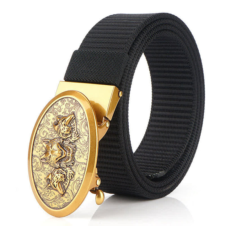 Ceinture en nylon simple pour hommes Hungry Wolves