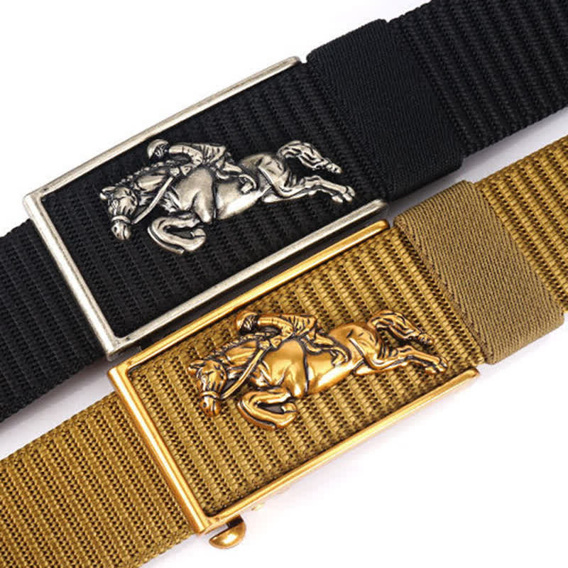 Ceinture d'équitation en nylon pour homme