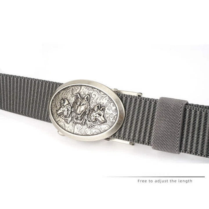 Ceinture en nylon simple pour hommes Hungry Wolves