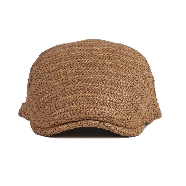 Casquette béret tissée pare-soleil d'été