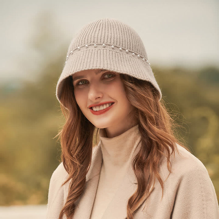 Chapeau bob à perles pour femme pour les vacances
