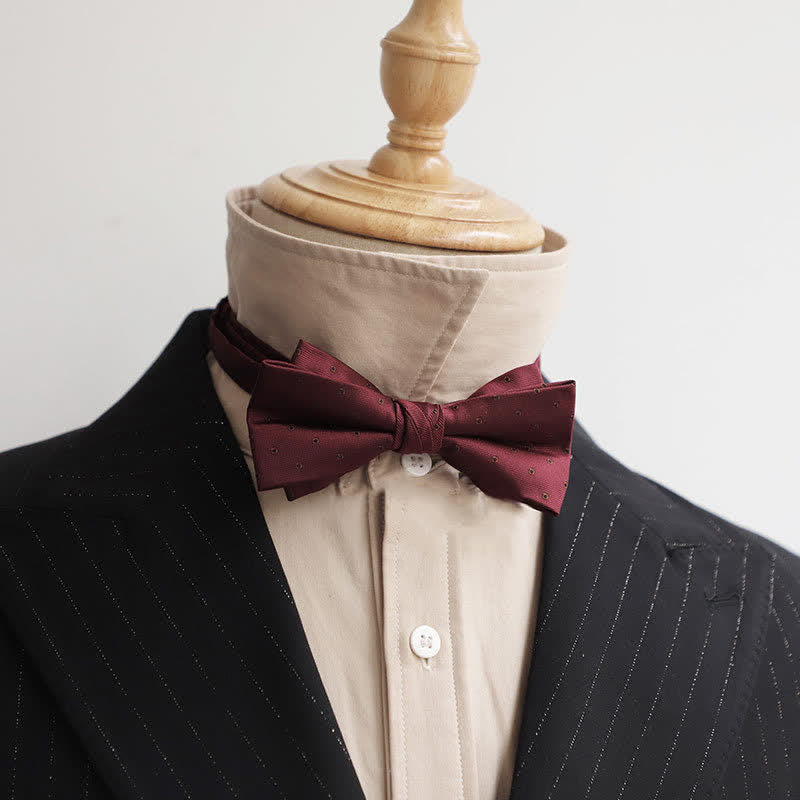 Nœud papillon Gentleman pour homme de la série Burgundy
