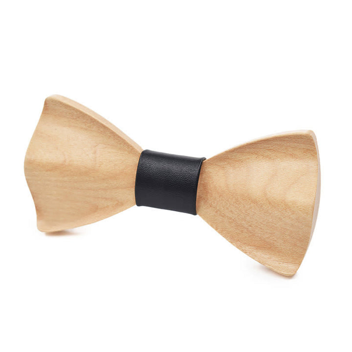 Noeud papillon classique en bois d'érable pour homme