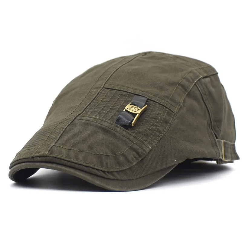 Casquette béret en coton avec boucle en cuir Freestyle