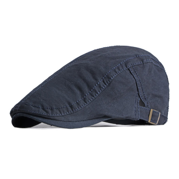 Casquette plate béret en coton de peintre rétro - Marine - Réglable (environ 21 5/8"-23 5/8") - image 12