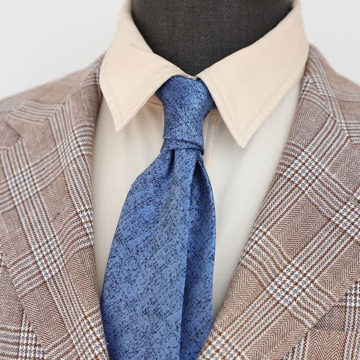 Cravate pour homme à motif système solaire de couleurs mélangées