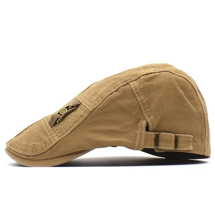 Casquette béret en coton avec boucle en cuir Freestyle