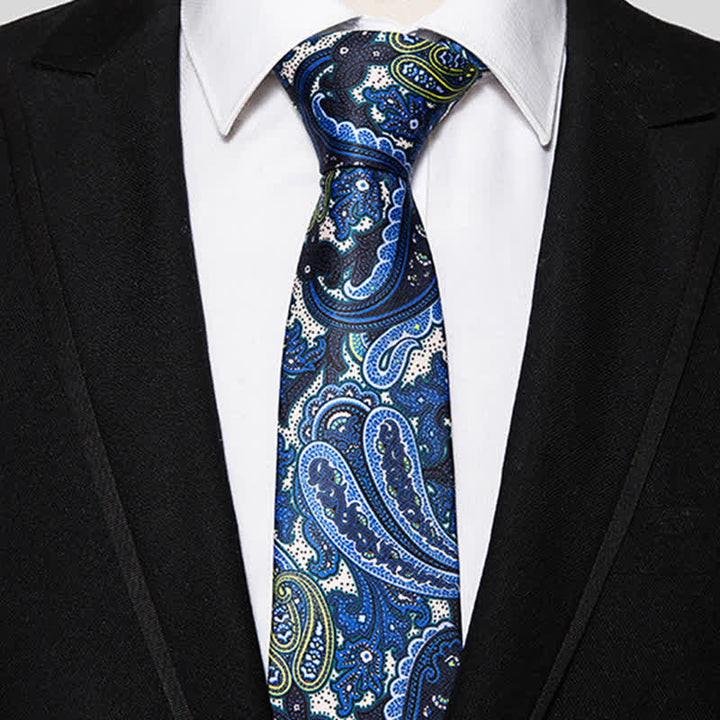Cravate à motif cachemire pour homme