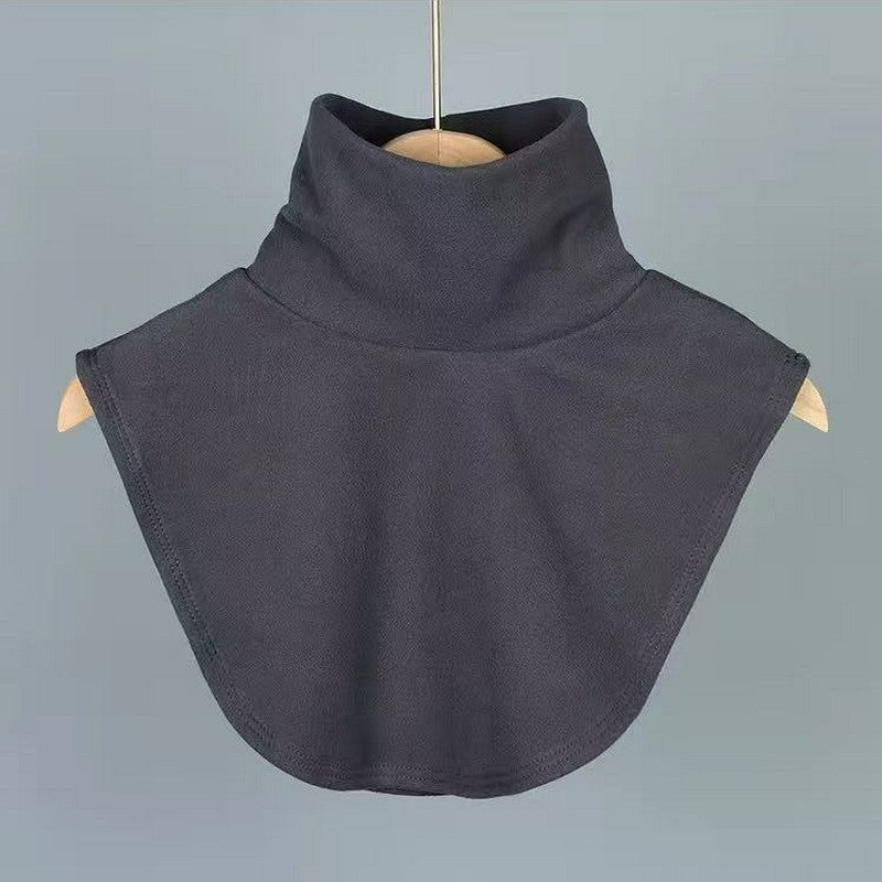 Col roulé amovible en polaire épaisse et chaude - Gris - Col roulé - Taille unique - image 5